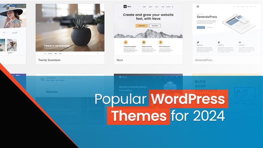Feature image Popular WordPress Themes for 2024
